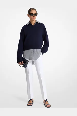Michael Kors MKJersey de cachemir de estilo universitario - - Michael Kors