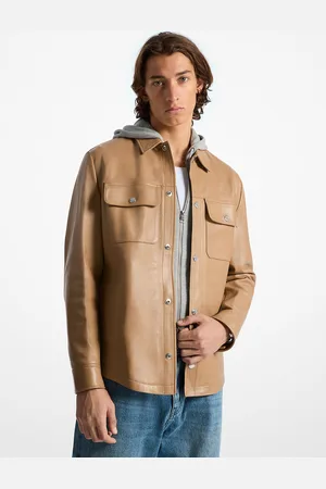 Michael Kors MKChaqueta tipo camisa de piel regenerada - - Michael Kors