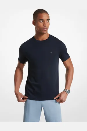 Michael Kors MKCamiseta de cuello redondo en algodón - - Michael Kors