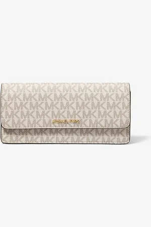 Michael Kors MKCartera Jet Set grande con logotipo y cierre delantero con botón a presión - - Michael Kors