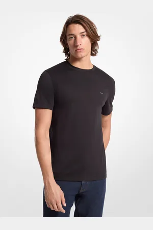 Michael Kors MKCamiseta de cuello redondo en algodón - - Michael Kors