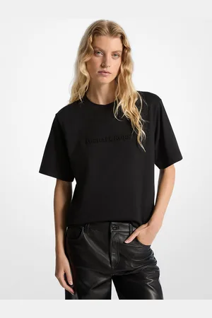 Michael Kors MKCamiseta de algodón con logotipo bordado - - Michael Kors