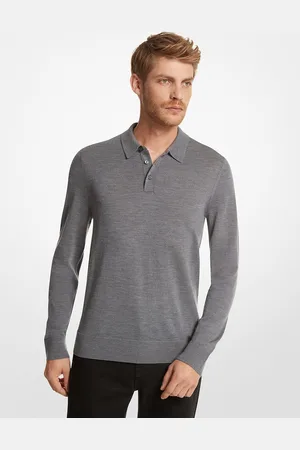 Michael Kors MKJersey tipo polo de lana merino - - Michael Kors
