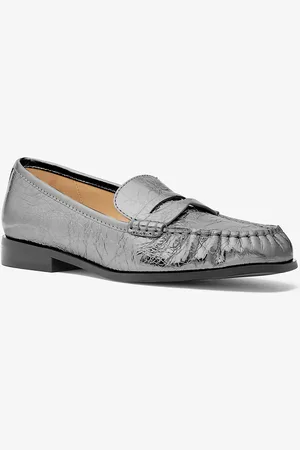 Michael Kors MKLoafer Carlson de piel cuarteada metalizada - - Michael Kors