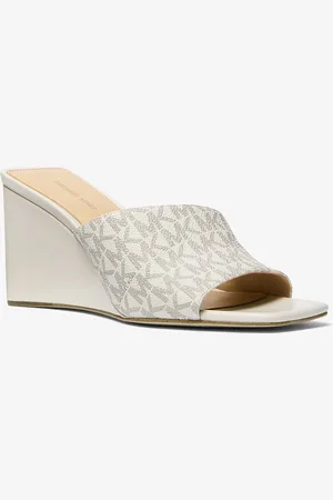 Michael Kors MKSandalia Merriam con logotipo y cuña - - Michael Kors
