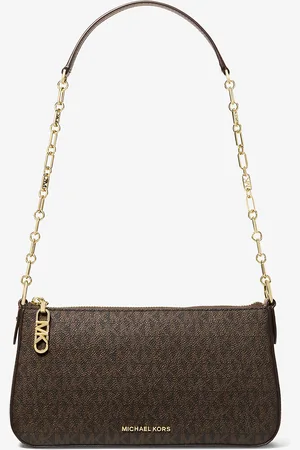 Michael Kors MKPochette mediano con cadena de eslabones y logotipo imperio - - Michael Kors