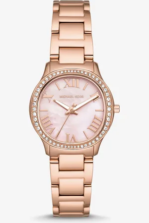 Michael Kors MKReloj Sage mini en tono rosa con incrustaciones - Rosa - Michael Kors