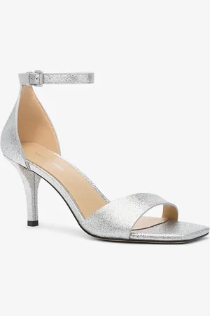 Michael Kors MKSandalia Jaida de piel metalizada - - Michael Kors