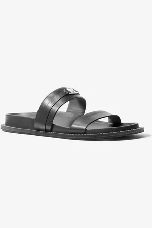 Michael Kors MKSandalia plana Mandy de piel - - Michael Kors