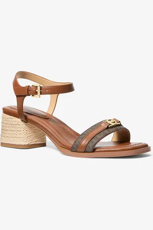 Michael Kors MKSandalia de piel Mandy con logotipo - - Michael Kors