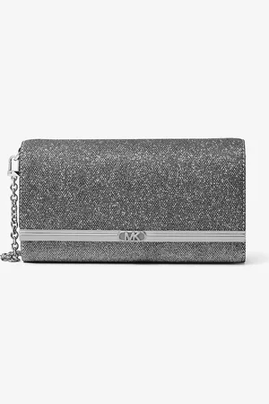 Michael Kors MKBolso de mano Mona grande de malla de cadena brillante - - Michael Kors