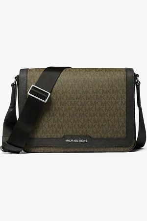 Michael Kors MKBandolera Hudson con logotipo - Verde - Michael Kors