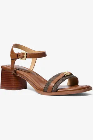 Michael Kors MKSandalia de piel Mandy con logotipo - - Michael Kors