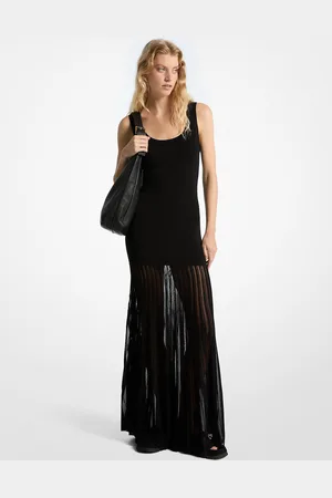 Michael Kors MKMaxivestido de mezcla de viscosa transparente elástica - - Michael Kors