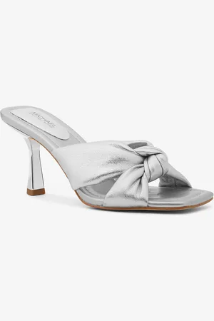 Michael Kors MKSandalia Elena de piel metalizada - - Michael Kors