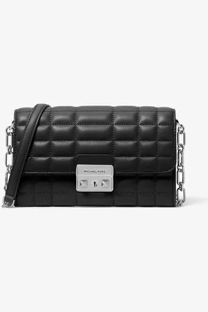 Michael Kors MKBandolera Tribeca grande transformable de piel - - Michael Kors