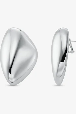 Michael Kors MKPendientes grandes en forma de piedra de latón chapado en metal precioso - - Michael Kors