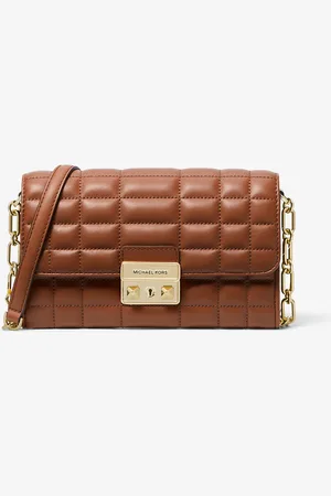 Michael Kors MKBandolera Tribeca grande transformable de piel - - Michael Kors