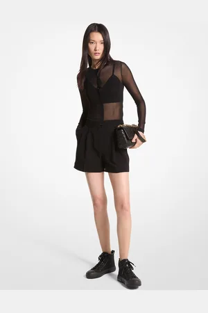 Michael Kors MKPantalón corto plisado de crepé - - Michael Kors
