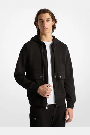 Michael Kors MKSudadera de mezcla de algodón con capucha y cremallera - - Michael Kors