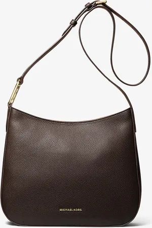 Michael Kors MKBandolera Kensington grande de piel granulada - - Michael Kors