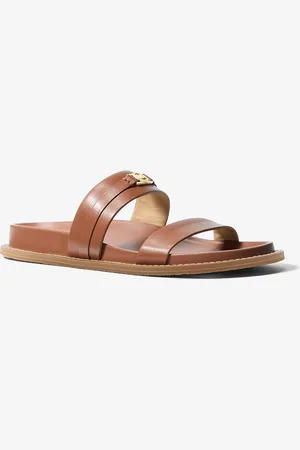 Michael Kors MKSandalia plana Mandy de piel - - Michael Kors