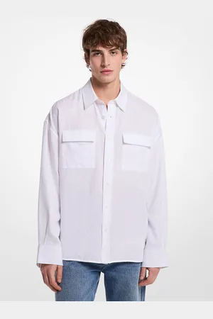 Michael Kors MKCamisa oversize de lino - - Michael Kors