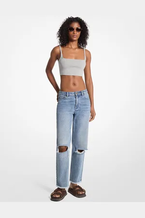 Michael Kors MKVaquero de denim desgastado - - Michael Kors
