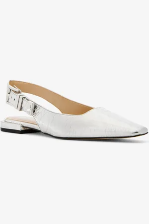 Michael Kors MKZapato plano Darrington de piel cuarteada metalizada - - Michael Kors