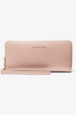 Michael Kors MKCartera continental Jet Set Travel grande de piel granulada - - Michael Kors
