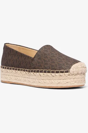 Michael Kors MKAlpargata Lynn con plataforma y logotipo - - Michael Kors