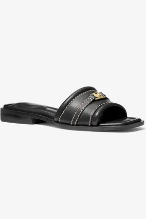 Michael Kors MKSandalia plana Mandy de piel - - Michael Kors