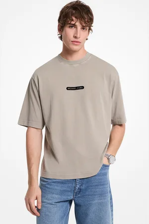 Michael Kors MKCamiseta de algodón con logotipo - Verde - Michael Kors