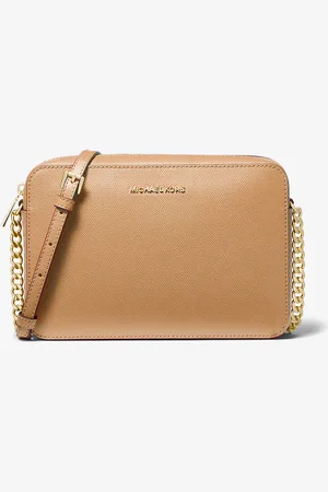 Michael Kors MKBandolera Jet Set grande de piel saffiano - - Michael Kors