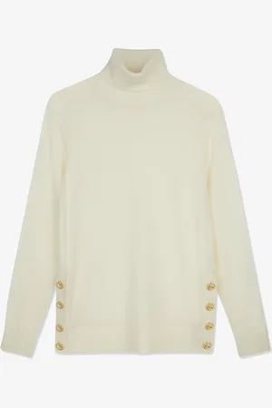 Michael Kors MKJersey de cuello vuelto de lana merino - - Michael Kors