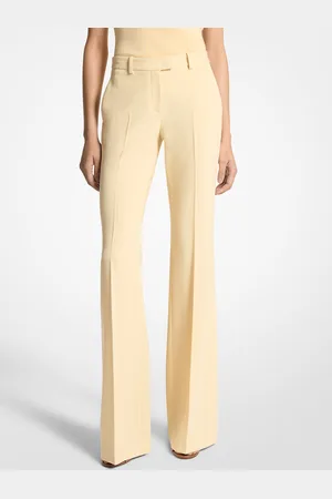 Michael Kors MKPantalón Haylee de campana de crepé granulado elástico - - Michael Kors