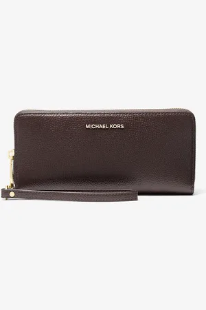 Michael Kors MKCartera continental Jet Set Travel grande de piel granulada - - Michael Kors