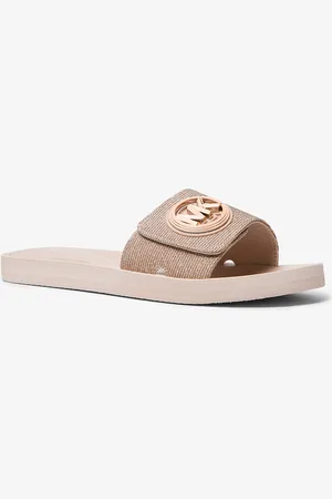Michael Kors MKChancla de malla de cadena brillante - Rosa - Michael Kors