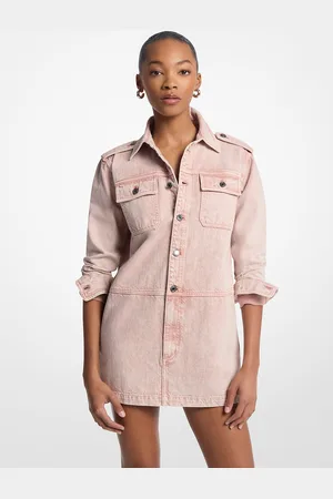 Michael Kors MKMinivestido camisero vaquero de efecto teñido - - Michael Kors