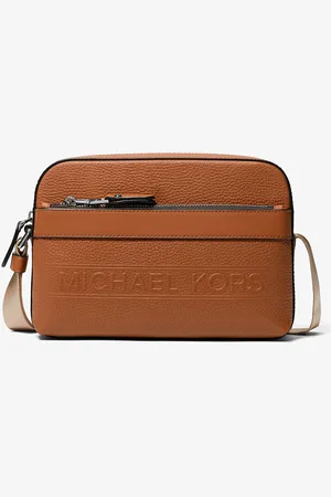 Michael Kors MKBandolera Hudson multibolsillos de piel granulada - - Michael Kors