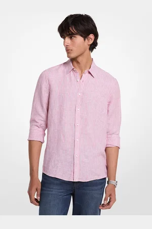 Michael Kors MKCamisa a rayas de lino - - Michael Kors