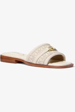 Michael Kors MKSandalia plana Mandy con logotipo - - Michael Kors