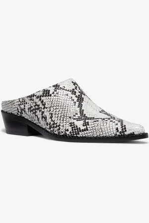 Michael Kors MKMule Nash de piel con motivo de serpiente en relieve - - Michael Kors