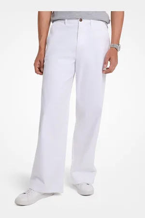 Michael Kors MKPantalón de algodón elástico de pierna ancha - - Michael Kors