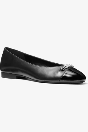 Michael Kors MKBailarina plana Rebecca de piel flexible - - Michael Kors