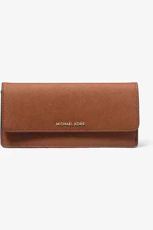 Michael Kors MKCartera Jet Set grande de piel saffiano con cierre delantero con botón a presión - - Michael Kors