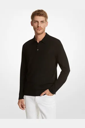 Michael Kors MKJersey tipo polo de lana merino - - Michael Kors