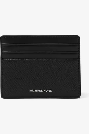Michael Kors MKTarjetero Harrison grande de piel de grano cruzado - - Michael Kors