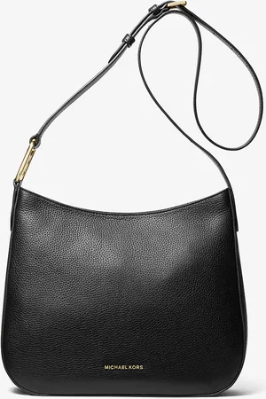 Michael Kors MKBandolera Kensington grande de piel granulada - - Michael Kors