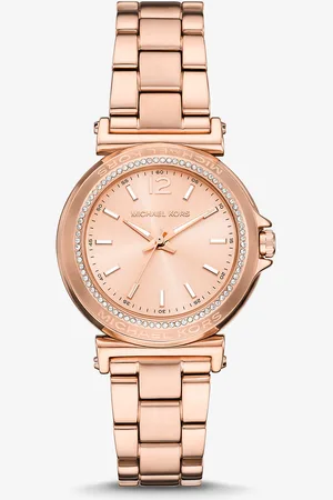 Michael Kors MKReloj Maren mini en tono rosa con incrustaciones - Rosa - Michael Kors